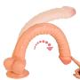 DJKFHIU 16.5Inch Realistic Dîldɔ Super Huge Long Tool with Suction Cup Ultra Soft for Women and Men DJKFHIU (Color : Flesh)