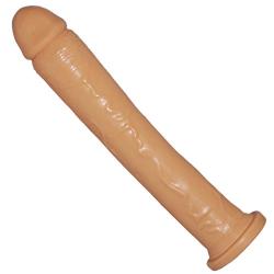 Cloud 9 Novelties Realistic 10" Monster Dildo with Suction Cup, Beige