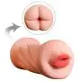Ergonomic Design Double Holes Silicone Dolls Mens Adult Toys,Underwear Silicone Artificial 3D Realistic Lifelike Toys for Men Male with 2 Entries Cup Toys, T-Shirt