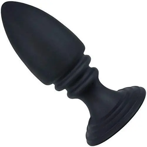 Large Silicone Anal Plug - Textured Butt Sex Stimulator - Suction Base Sex Toy Large Silicone Anal Plug - Textured Butt Sex Stimulator - Suction Base Sex Toy