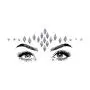 SHINEYES 6 Pcs Music Festival Face Jewels, Rhinestone Rave Face Gems Glitter,Crystal Birthday Party Festival Face Sticker, Eyes Face Body Temporary Tattoos for Festival Party