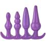 4 Piece Anal Butt Penis Plug Flexible Silicone Beaded Dildo Adult Sex Toy Massager Bead Couple Vibrator Women Men Gay