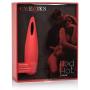 CalExotics Red Hot Spark - 10-Function Waterproof Vibrator – Rechargeable Silicone Compact Vibe – Adult Sex Massager for Couples - Red