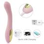 TV LED Massager with USB/PC Rechargeable - Perfect for Bath and Body Artery Long Time Sports Recovery & Muscle Use,Travel Gift.(MLB-Pink)