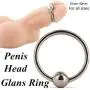 Extreme Best Wow Sex ~ Delux Cock Steel Penis Rring with 3/8&quot Ball (1.18&quot 3cm ID)