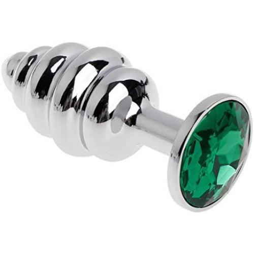 JINZHI Stainless Steel But·t·P·Lug Tools Spiral-Beads St!mullation 100% Waterproof Toy for High Order-Adventure-Couples User