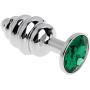 JINZHI Stainless Steel But·t·P·Lug Tools Spiral-Beads St!mullation 100% Waterproof Toy for High Order-Adventure-Couples User
