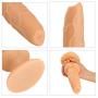 Guiseniour Realistic Dillos with Suction Cup Base Simulation Pinis Flexible Massager Six Toys for Women Men