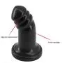 Romi Extra Large Thread Head Silicone Butt Plug 7.9 X 2.6 Inch, Expand Anal Sex Toy Anal or Vaginal Masturbation for Men and Women
