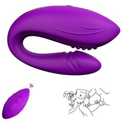 Remote Control Vibrator for Couple, YICO G Spot Vibrators for Women Clit Stimulator Adult Sex Toys, 12 Viberate Mode Dual Motor Anal Massager Dildo Waterproof USB Rechargeable