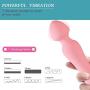 LESIGE Personal Wand Massager, G Spot Vibrator Waterproof Dildo Clitoral Anal Stimulator with Strong Vibrating & Heating Function, USB Rechargeable Cordless Massager Stick Sex Toy for Women Men