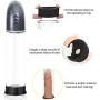 Automatic Penis Enlargement Vacuum Pump, Enlove, Enhancement Training Device for Stronger Bigger Erections with 4 Suction Intensities and 2 Rubber Sleeves, Adult Sex Toys for Man Male