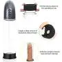 Automatic Penis Enlargement Vacuum Pump, Enlove, Enhancement Training Device for Stronger Bigger Erections with 4 Suction Intensities and 2 Rubber Sleeves, Adult Sex Toys for Man Male
