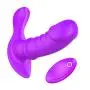 RITER 12 Frequency Wearable Butterfly USB Rechargeable Wireless Remote Control Heating Vibrantor Invisible Massagers Purple 2 RITER 12 Frequency Wearable Butterfly USB Rechargeable Wireless Remote Control Heating Vibrantor Invisible Massagers Purple 2