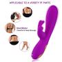 Upgraded Version Portable Wand Massager with 12 Strongest Speed Mode, Soft Silicone, Magnetic Charging, Waterproof Design Improve Your Enjoyment. (Purple)