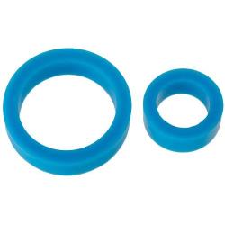 Doc Johnson James Deen Silicone Cock Rings, Blue