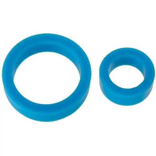 Doc Johnson James Deen Silicone Cock Rings, Blue Doc Johnson James Deen Silicone Cock Rings, Blue