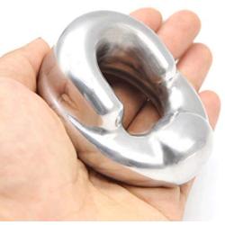 WYY Stainless Steel Male Cock Ring Penis Loop Rooster Ring Stainless Steel Penis Ring Glans Ring Erection Reinforcement Ring Erection Toy