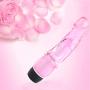 Jelly Vibrating Dildo 11 Major Modes G-Spot Vibrators Female Masturbation Orgasm for Women Sexbaby (Pink)