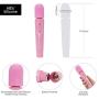 Pure Love 9” Silicone Vibrating Wand and Personal Massager, Pink Color, Adult Sex Toy, Body Massager