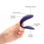 WE-VIBE Sync Adjustable Couples Vibrator with Remote or Pairing App, Powerful Vibrations, Waterproof, USB Rechargeable with 30 ML We-Vibe Lube WE-VIBE Sync Adjustable Couples Vibrator with Remote or Pairing App, Powerful Vibrations, Waterproof, USB Rechargeable with 30 ML We-Vibe Lube