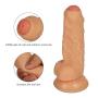 Ultra Realistic Dildo for Beginners with Strong Suction Cup,LUV-SPOT Mens Flexible Cock with Balls Lifelike Penis Anal Sex Toys Orgasm for Women Masturbation 6.5 inch