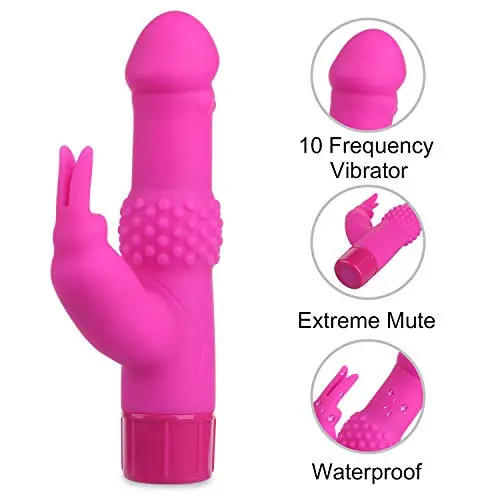 Rabbit Vibrator with Bunny Ears for Clitoris Stimulation, BEING FETISH G Spot Dildo Vibrator Clit Stimulator with 10 Vibration Modes Quiet Dual Motor for Women Couples Rabbit Vibrator with Bunny Ears for Clitoris Stimulation, BEING FETISH G Spot Dildo Vibrator Clit Stimulator with 10 Vibration Modes Quiet Dual Motor for Women Couples
