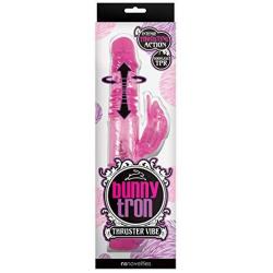 NS Novelties Bunnytron Thruster Vibe, Pink, 12.7 Ounce