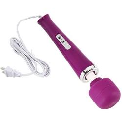 Wand Massager Electric Handheld Massager with Magic 10 Powerful Speeds Strongest Therapeutic Vibrating Power for Sore Back, Foot, Body Muscle Aches (Purple)