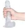 Saiksi 7.8" Lifelike Huge Dildo Realistic Penis Waterproof Sex Toys with Suction Cup Base & Balls 100% Satisfaction Guaranteed (clear) Saiksi 7.8" Lifelike Huge Dildo Realistic Penis Waterproof Sex Toys with Suction Cup Base & Balls 100% Satisfaction Guaranteed (clear)