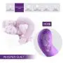 BOMBEX Silicone Panty Vibe - 10 Speeds Remote Control G-spot Clitoris Stimulator, Waterproof & Rechargeable, Hands-Free Wearable Vibrator for Women and Couples (Purple) BOMBEX Silicone Panty Vibe - 10 Speeds Remote Control G-spot Clitoris Stimulator, Waterproof & Rechargeable, Hands-Free Wearable Vibrator for Women and Couples (Purple)
