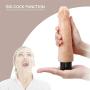 PGtoy Realistic Ánal Dǐldo Multi-Speed Vǐbration Bendable Shaft Soft Silicone for G-spot Ánal Prostate Stimulation Portable Toy Kit, Women Waterproof Vǐbrating Dǐldo for Beginner Advance Battery 2 AA