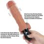 LSANNUY Relax Massage Wand Soft Bendable Ultra-Realistic Lifelike Realistic Dillo,Body-Safe Material T-Shirt Realistic-Vibratòr Silicone Pleasure Toy