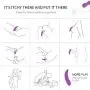 Clitoral Vibrator, G Spot Clit Dildo Vibrators, Waterproof Rechargeable Clitoris Stimulator with 9 Vibration Patterns Sex Toys for Women