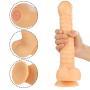 Guiseniour 10 Inch Huge Long Handsfree Female Personal Massager Lifelike Big Dillos Adult Six Toys for Women Men