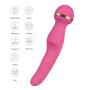 GAGU Magic Handheld Wand Massager With Heated Action, Multi-speed Vibrations Waterproof & USB Rechargeable Personal Wand Massager, for Back Neck Foot Shoulder and Full Body Massager