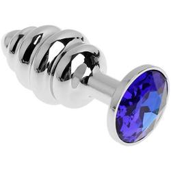 O-GAME Stainless Steel Plug Amal Spiral Beads Stimulation Toy for Women Men