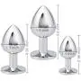 (J31)3Pcs/Set Medical Stainless Steel Trainer Kit Anales Pugs Beginner Set for Women and Men (Pink)