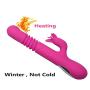 Qbyoop Ðíldɔ Rabbit Vǐbrátor Thrusting 10 Speeds Rotating & Thrusting Massage Wand with Heating, Women Couple Pleasure Toys - Vibrating Adult Toys Waterproof Pleasure Toy Qbyoop Vībrātòr