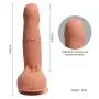 Women 7.09 Inch Realistic Waterproof Double Layer Silicone Ď-Dîld`ɔ with Suction Cup Massager Women 7.09 Inch Realistic Waterproof Double Layer Silicone Ď-Dîld`ɔ with Suction Cup Massager