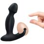 Brave669 Women Men Silicone Massager Vibrator Anal Butt Plug Adult Product Toy