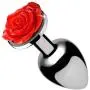 Booty Sparks Red Rose Anal Plug, Medium Booty Sparks Red Rose Anal Plug, Medium