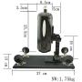 FREDORCH F2 Automatic Sex Machine Multispeed Adjustable Thrusting with 6 Dildo Retractable Gun Female Masturbation Pumping Gun for Women,Sex Products