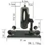 FREDORCH F2 Automatic Sex Machine Multispeed Adjustable Thrusting with 6 Dildo Retractable Gun Female Masturbation Pumping Gun for Women,Sex Products
