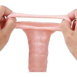 ARNDRE Reusable Sleeve for Men Realistico Extender Enlargement 9 INCH Large Extra 3 INCH