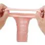 MISSOX Reusable Sleeve for Men Realistico Extender Enlargement 9 INCH Large Extra 3 INCH