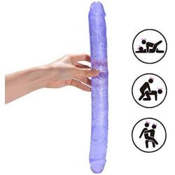 15inch Double-Ended Dildo Flexible Women Lesbians D&ildos Couple Realistic Jelly Dildos Dong for Anal Play G-spot Stimulator S&ex Toys for Women Lesbians D&ildos Couple Confidential Shipment