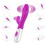 G-spot Vibrators with 30 Vibration Modes Rabbit Vibrator Upgraded Silicone Clitoris Stimulation for Women Couples Sex Toys