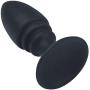 Large Silicone Anal Plug - Textured Butt Sex Stimulator - Suction Base Sex Toy