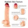 Alona Realistic Ultra-Soft Dildo, Dual-Layered 7 Inch Length Big Dilldó with Suction Cup for Hands-Free Play, Lifelike Penis for Vaginal G-spot and Anal Play Flesh Alona Realistic Ultra-Soft Dildo, Dual-Layered 7 Inch Length Big Dilldó with Suction Cup for Hands-Free Play, Lifelike Penis for Vaginal G-spot and Anal Play Flesh
